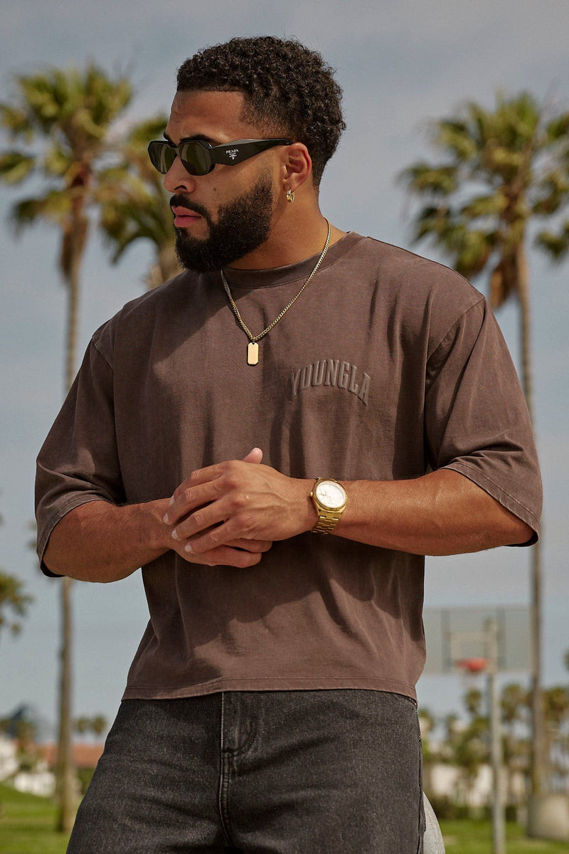 4138 Playera YoungLa Foundation Cropped Tees