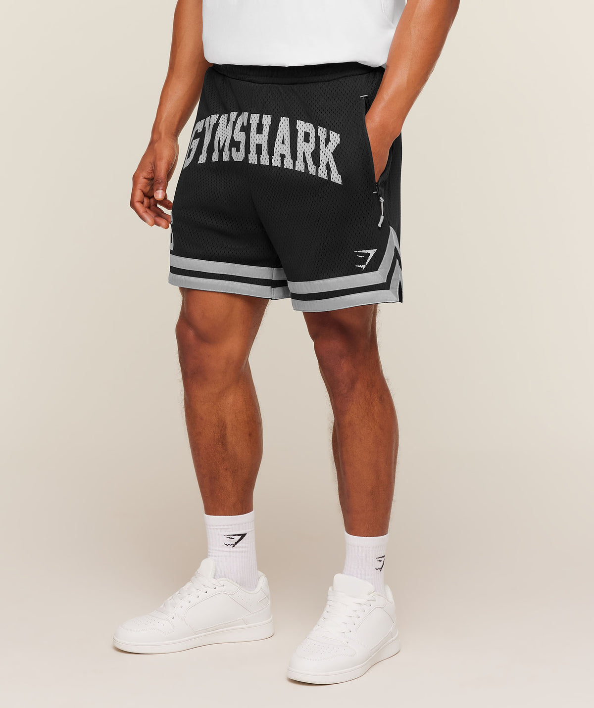 Gymshark Campus Mesh Shorts - Black