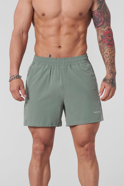 Staple Shorts 4.5" Light Green