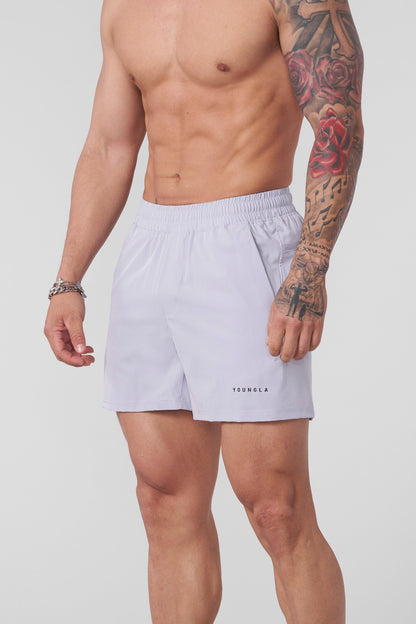 Staple Shorts 4.5" Light Grey