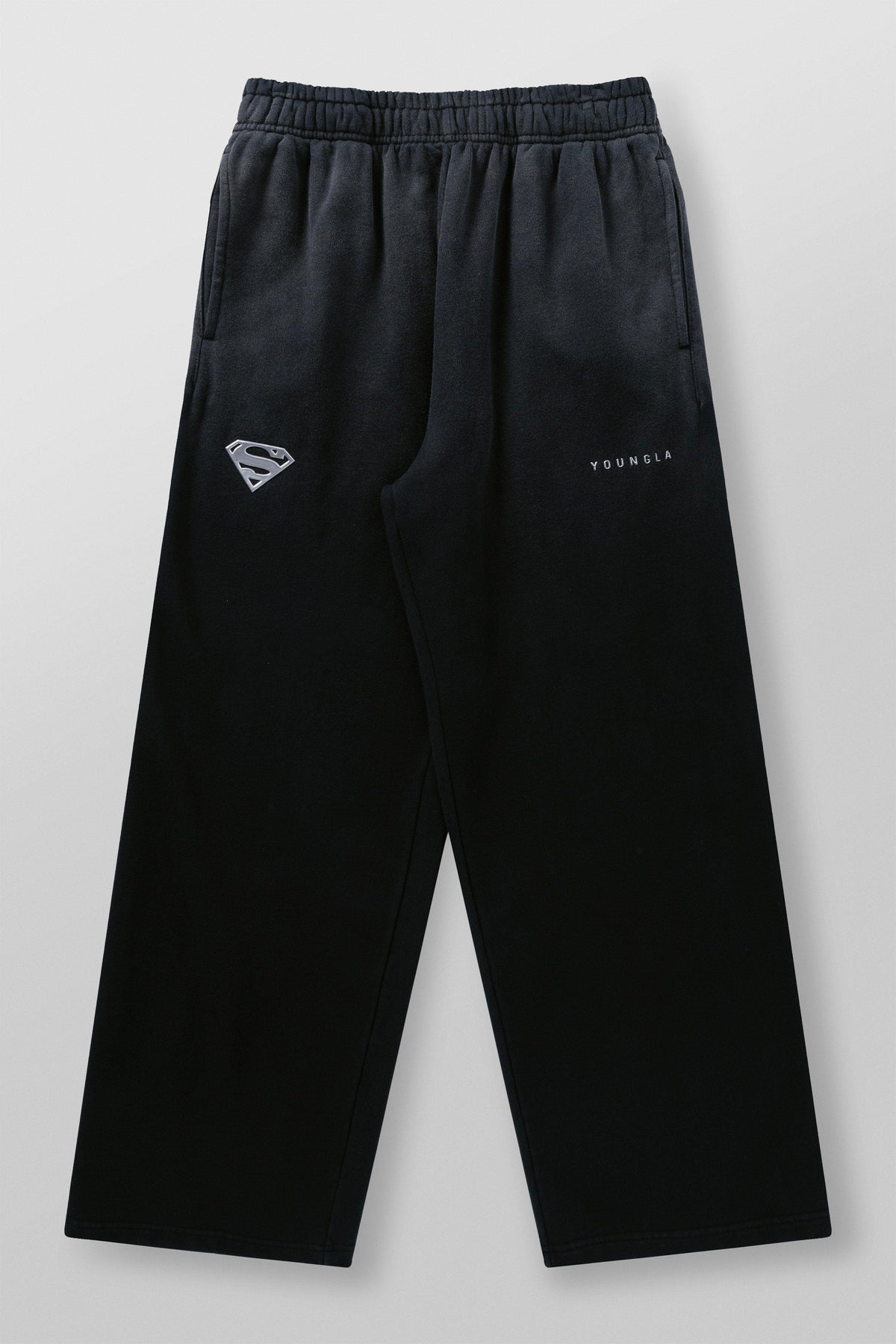 Superman Sweats Black Wash