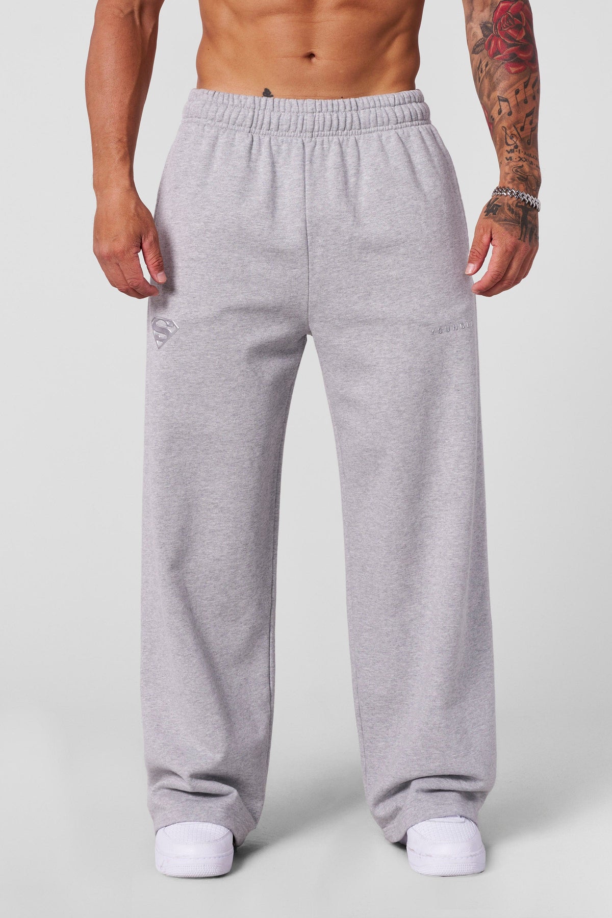 Superman Sweats Heather Grey