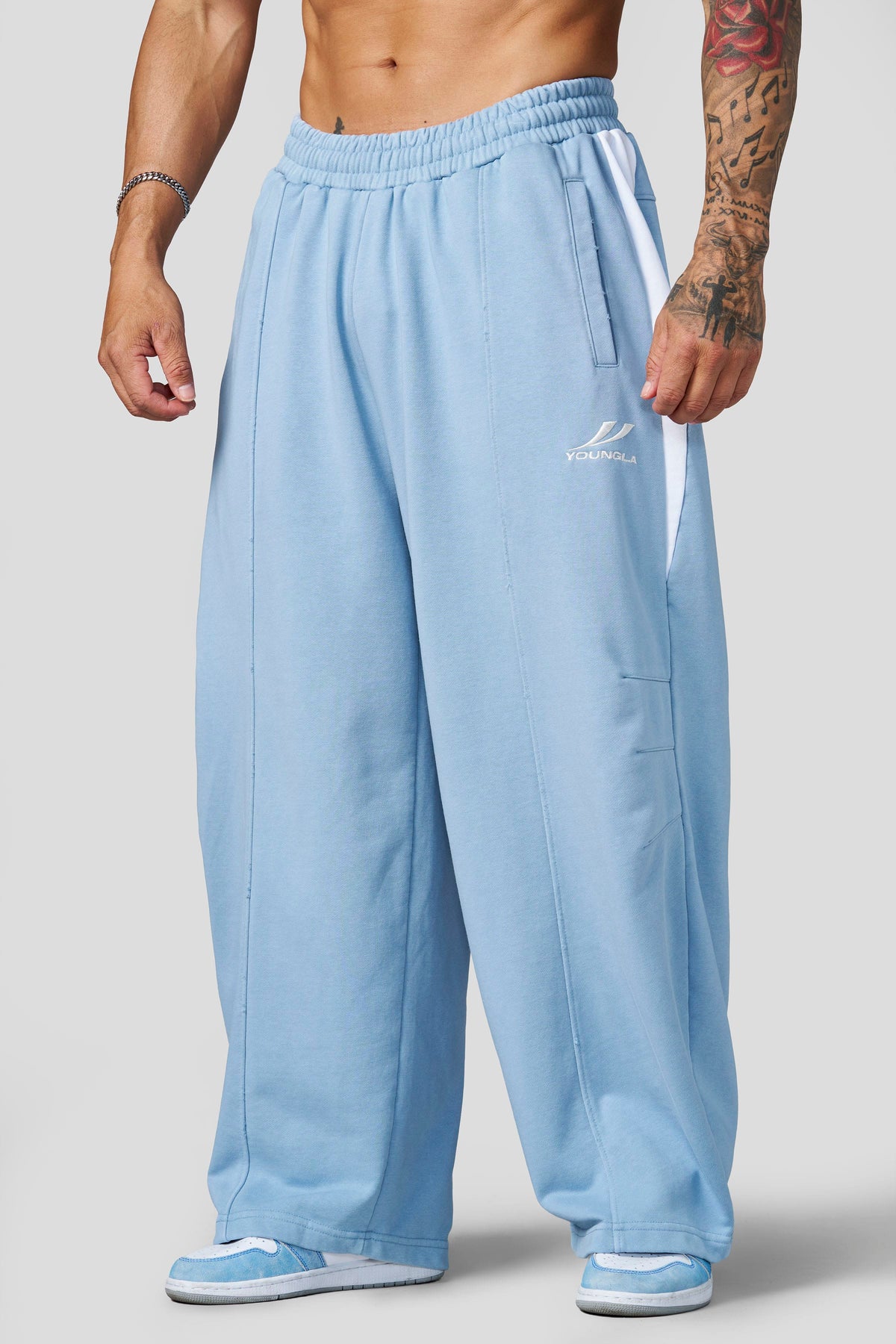 Baggy Ass Sweats Light Blue Wash