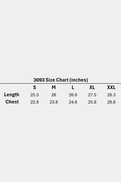 Guía de tallas 3093 - Unleashed Cut-Offs YoungLA