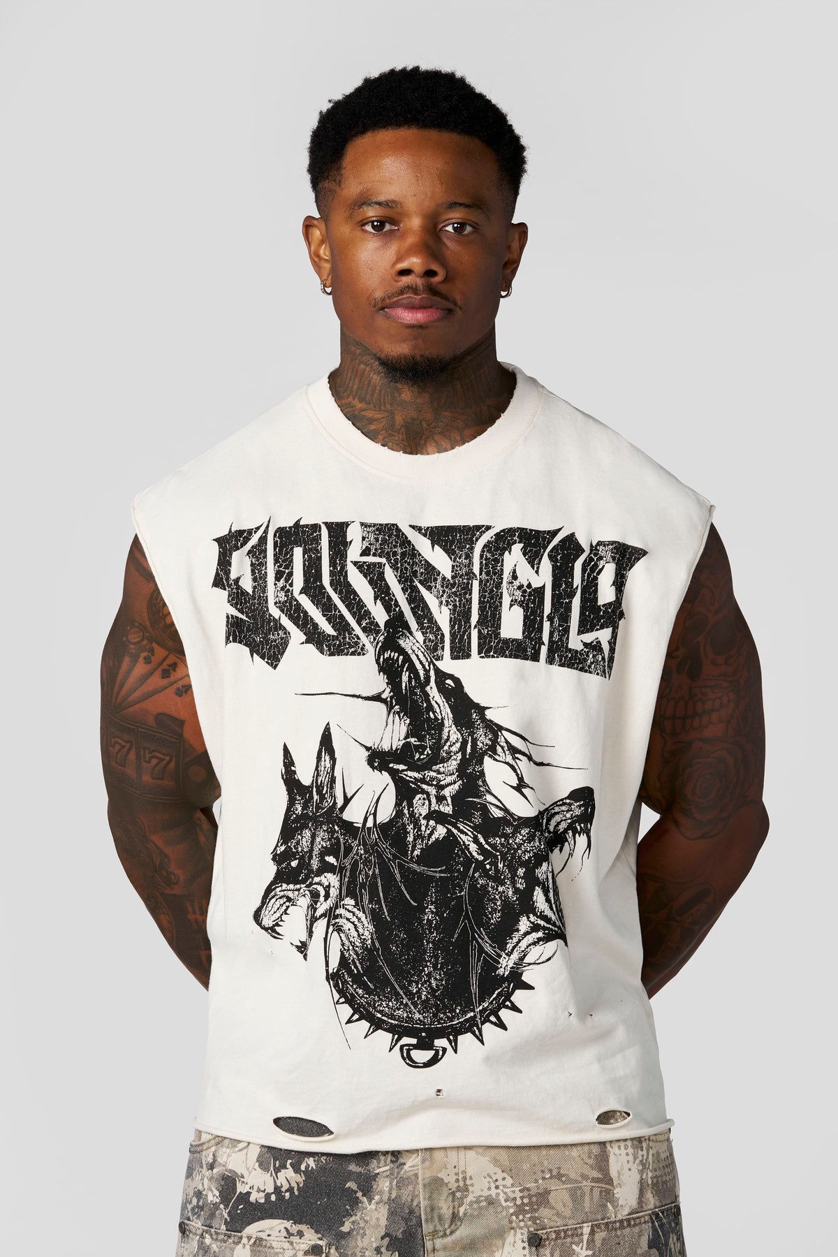 Unleashed Cut-Offs Off-White