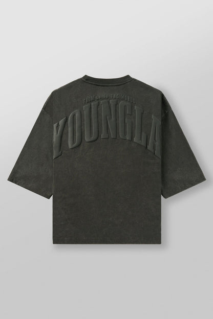 4138 Playera YoungLa Foundation Cropped Tees
