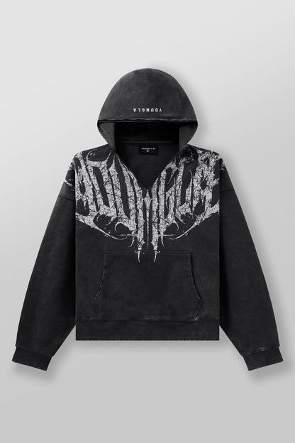 Anarchy Hoodies Black Wash