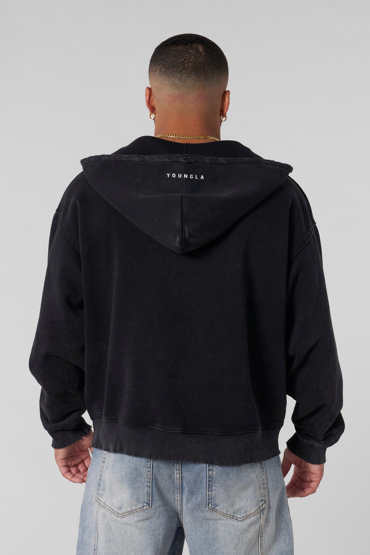 Anarchy Hoodies Black Wash