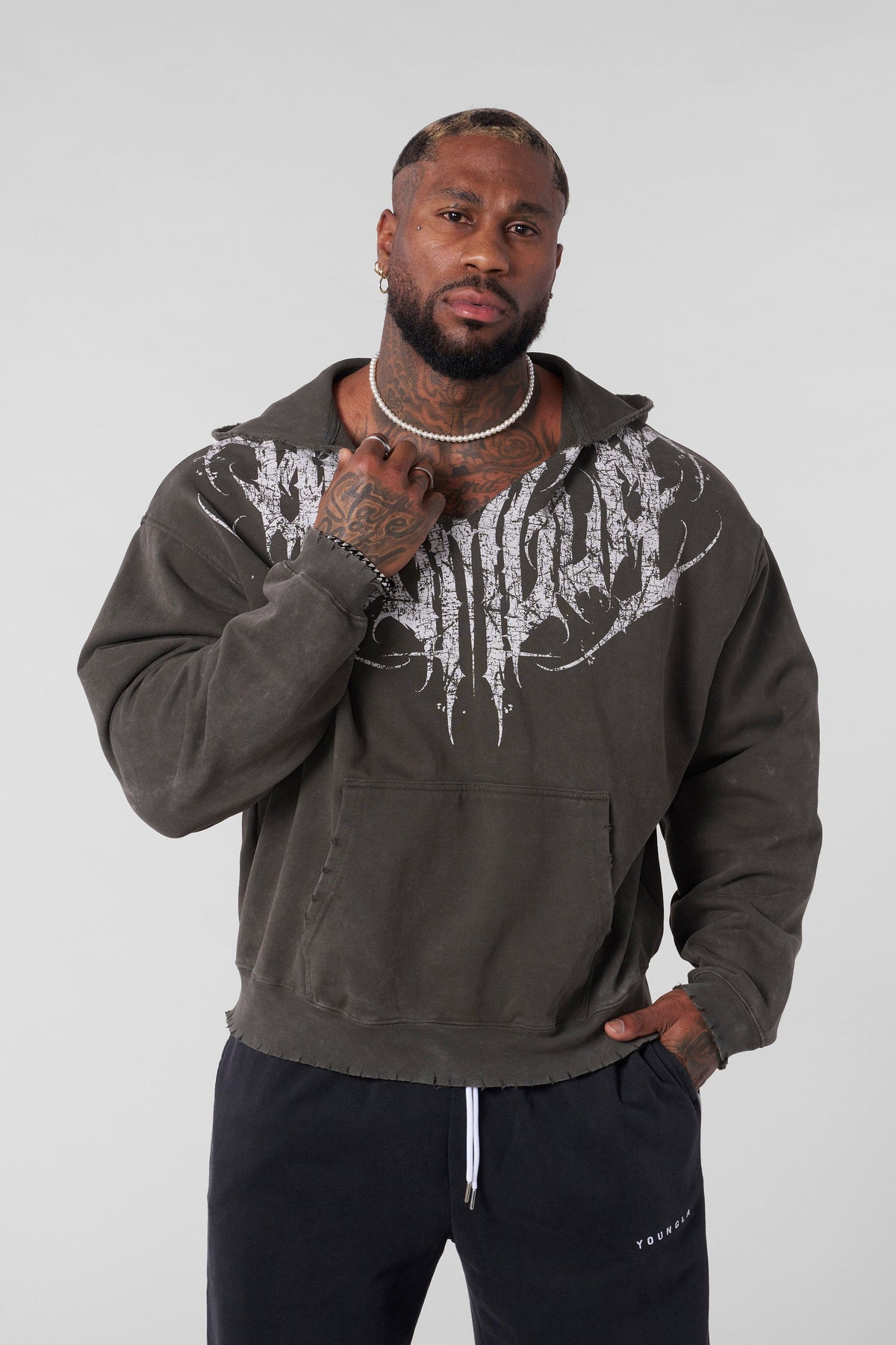 Anarchy Hoodies Hunter Green Wash