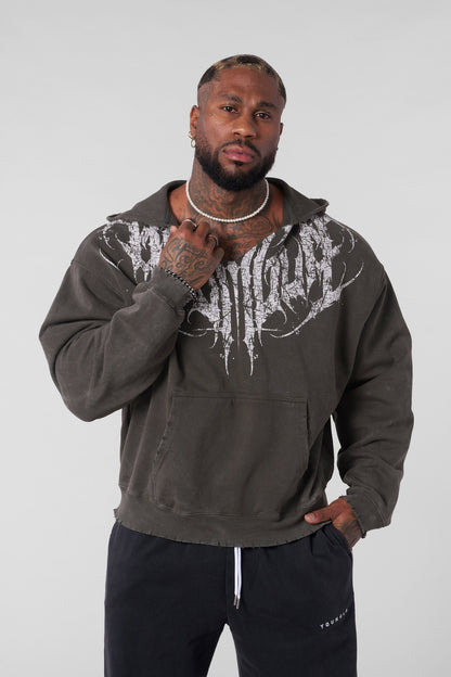 Anarchy Hoodies Hunter Green Wash