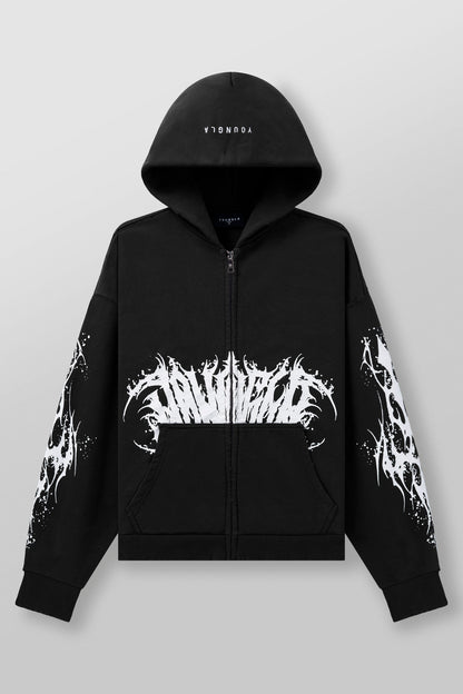 Venom Hoodies Black Wash