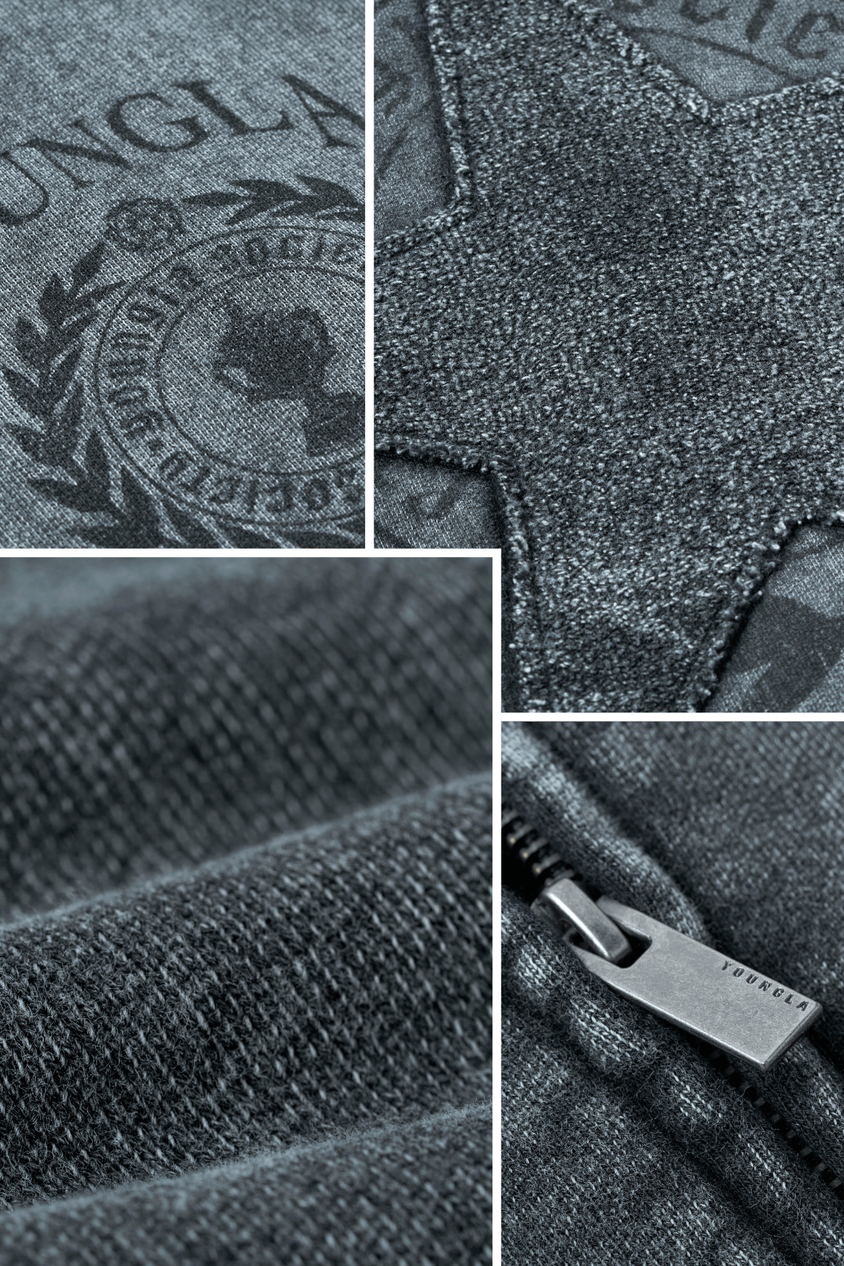 Star Crest Zip-Ups YoungLA detalle