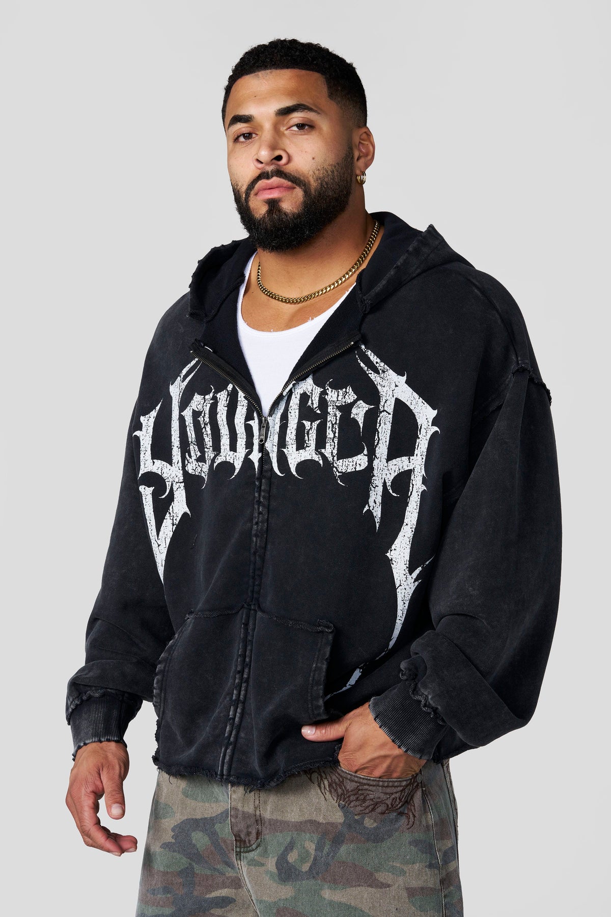 Hardstyle Zip-Ups Black Wash