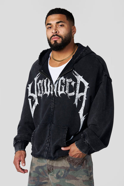 Hardstyle Zip-Ups Black Wash