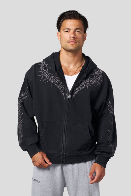 Vengeance Zip-Ups Black Wash
