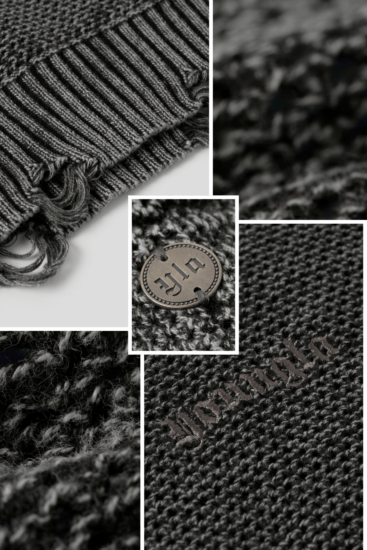 Rave Knit Hoodies YoungLA detalle