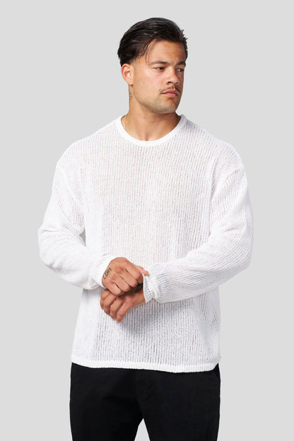 Evening Knit Longsleeves White