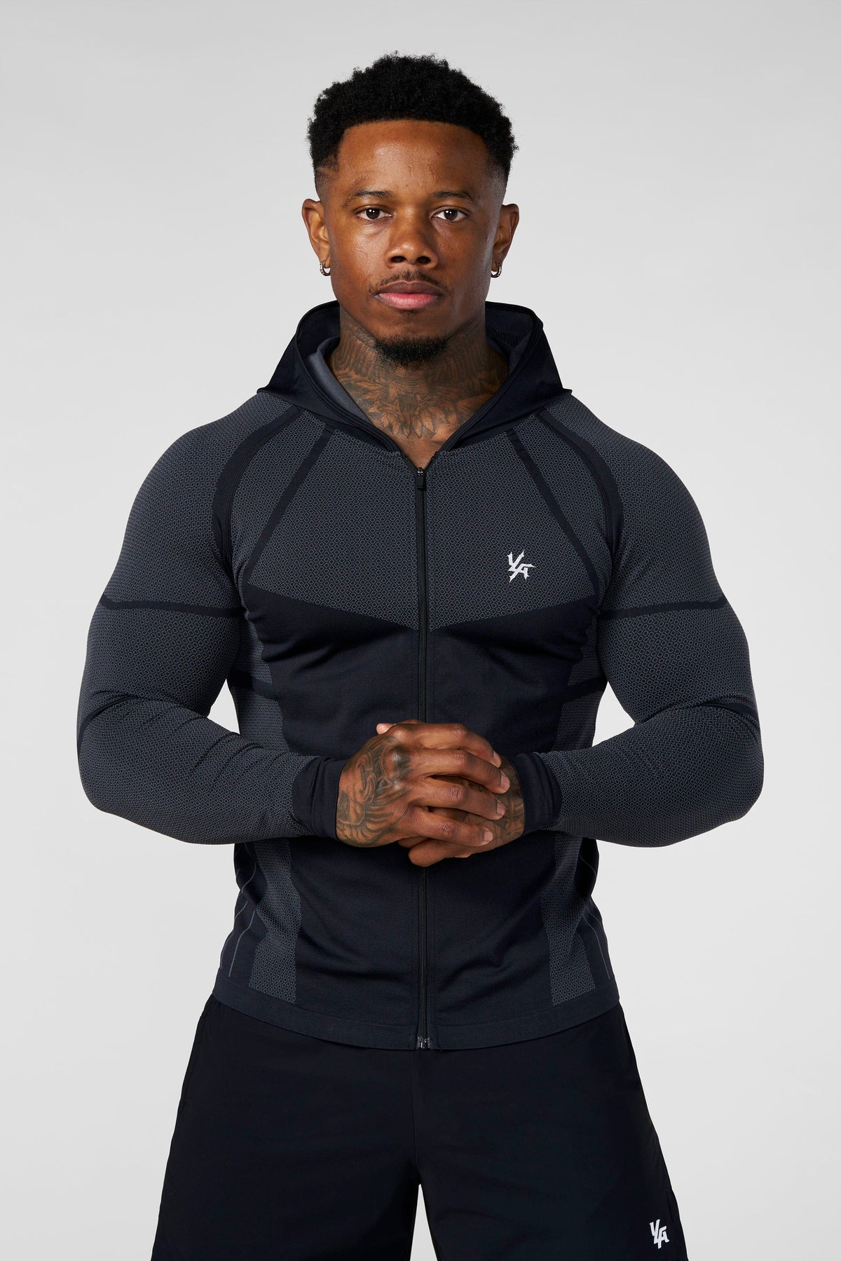 Apex Compression Zip-Ups Black