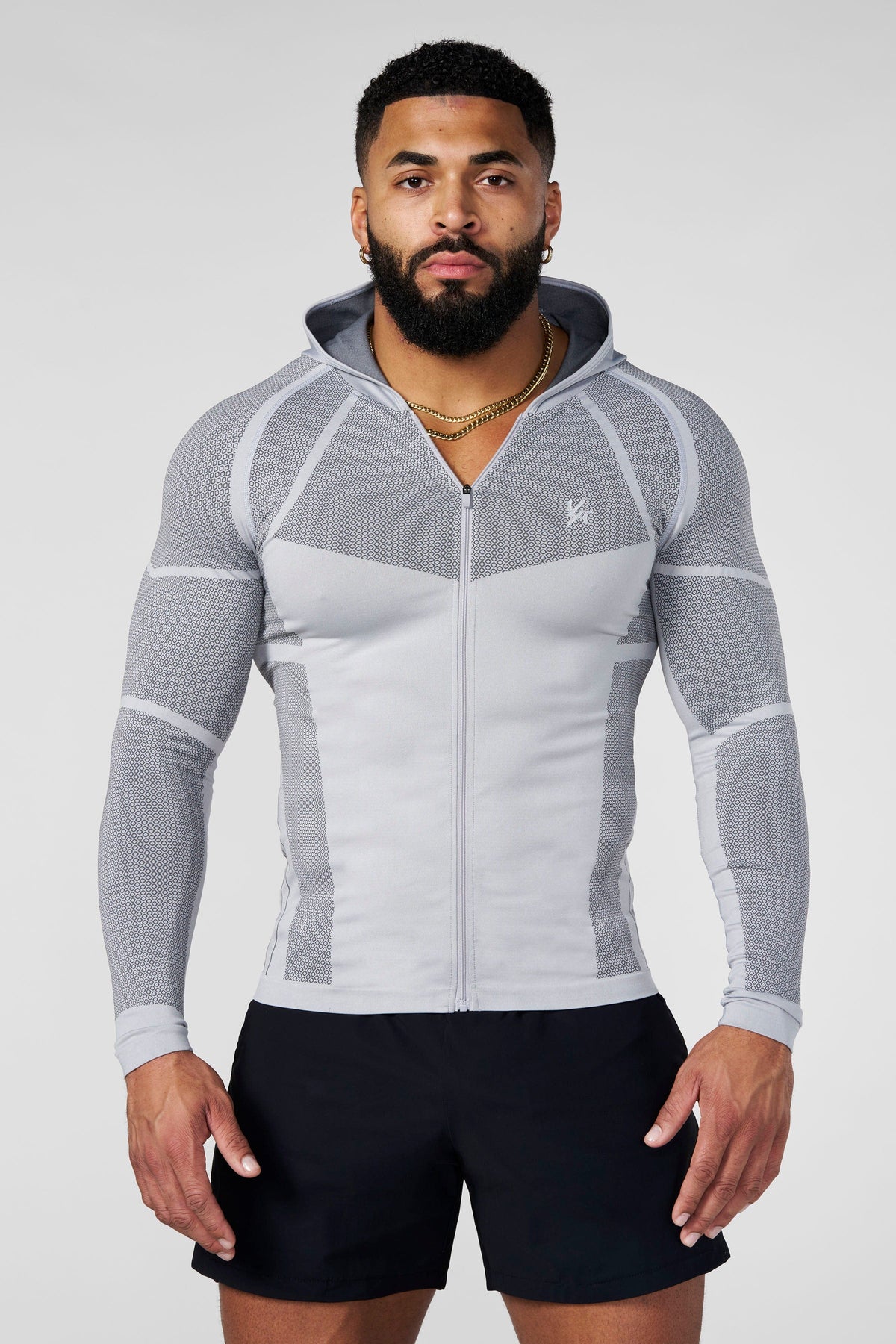 Apex Compression Zip-Ups Grey