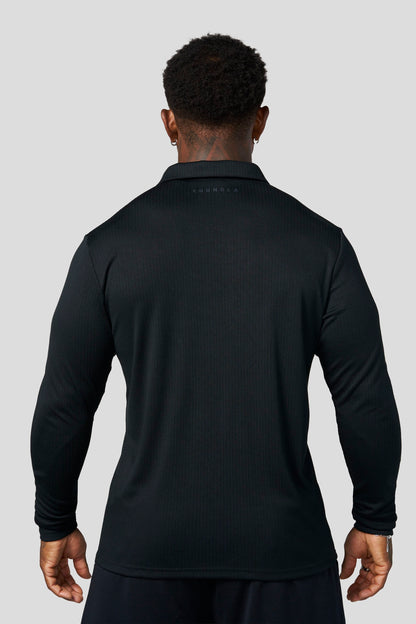 Essential Quarter Zip Black