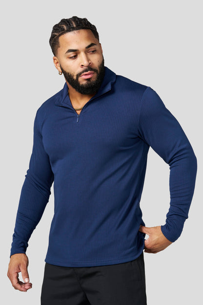 Essential Quarter Zip Navy