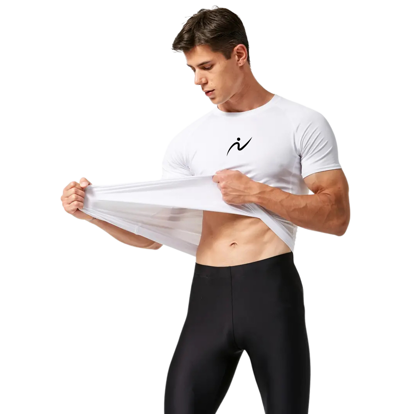 Playera De Compresión Manga Corta Anyfitness