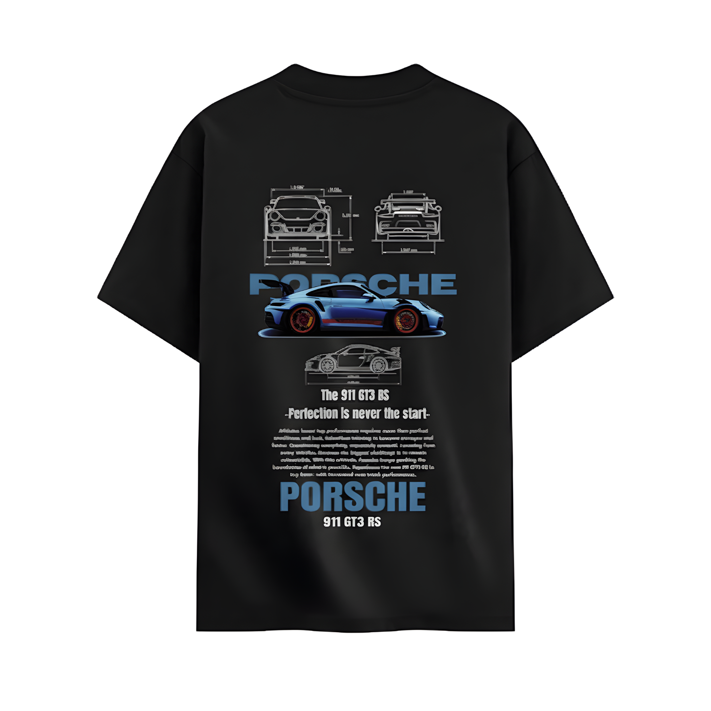 Playera Oversized Porsche 911 GT3 RS