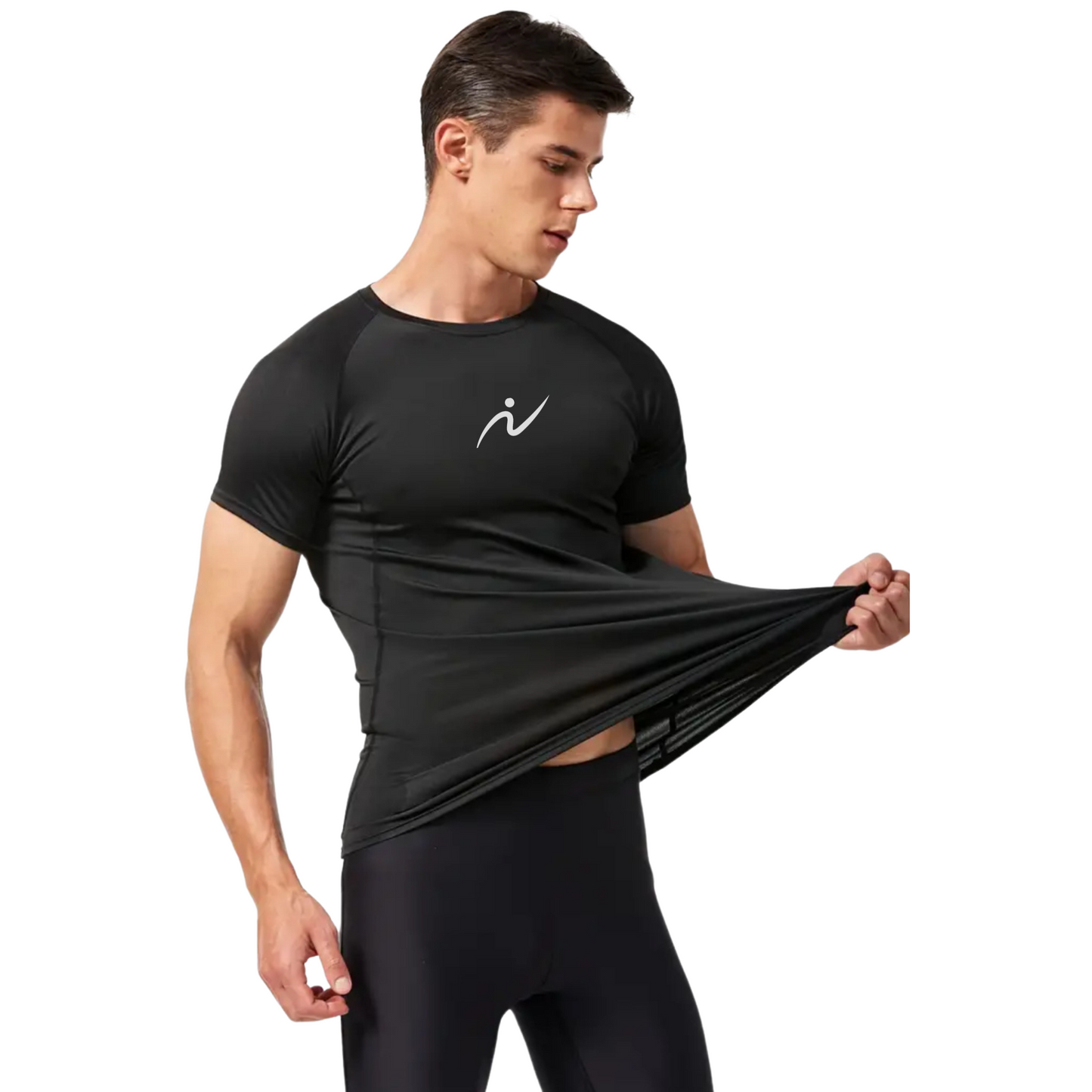 Playera De Compresión Manga Corta Anyfitness
