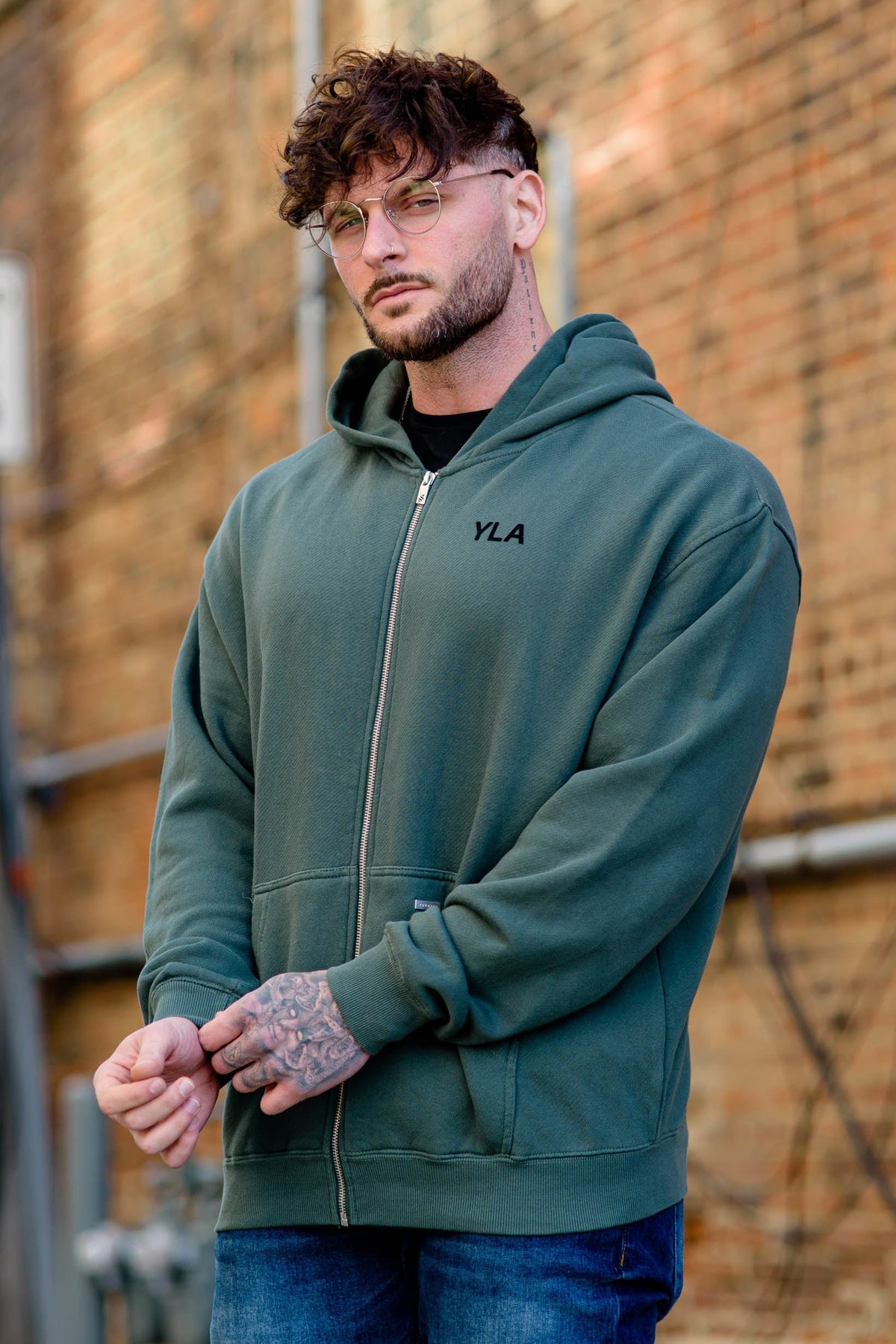 515 Monarch Zip-up Hoodie YoungLA México