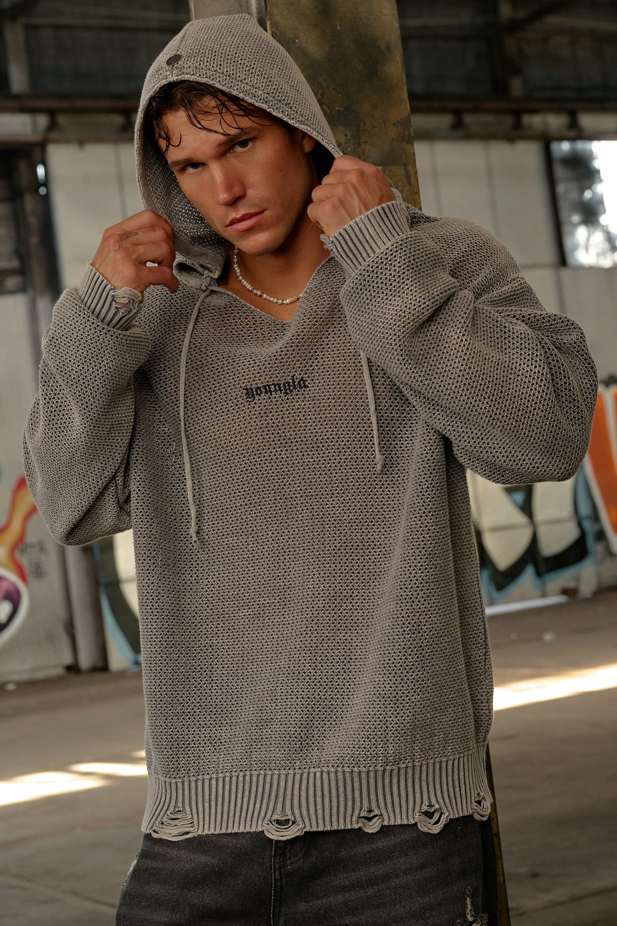5229 - Rave Knit Hoodies YoungLA México