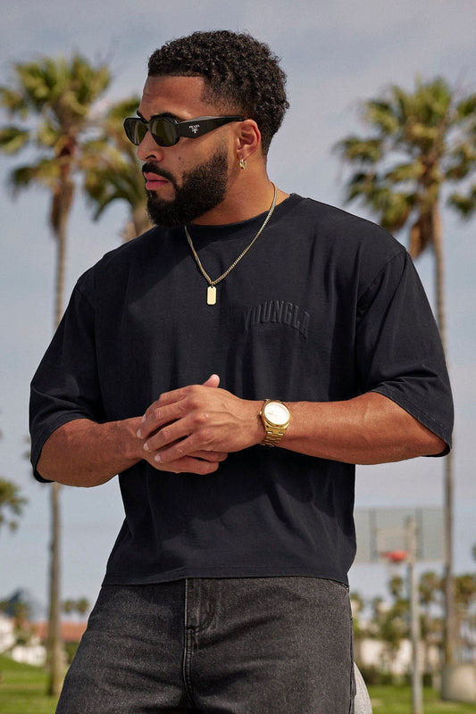 4138 Playera YoungLa Foundation Cropped Tees