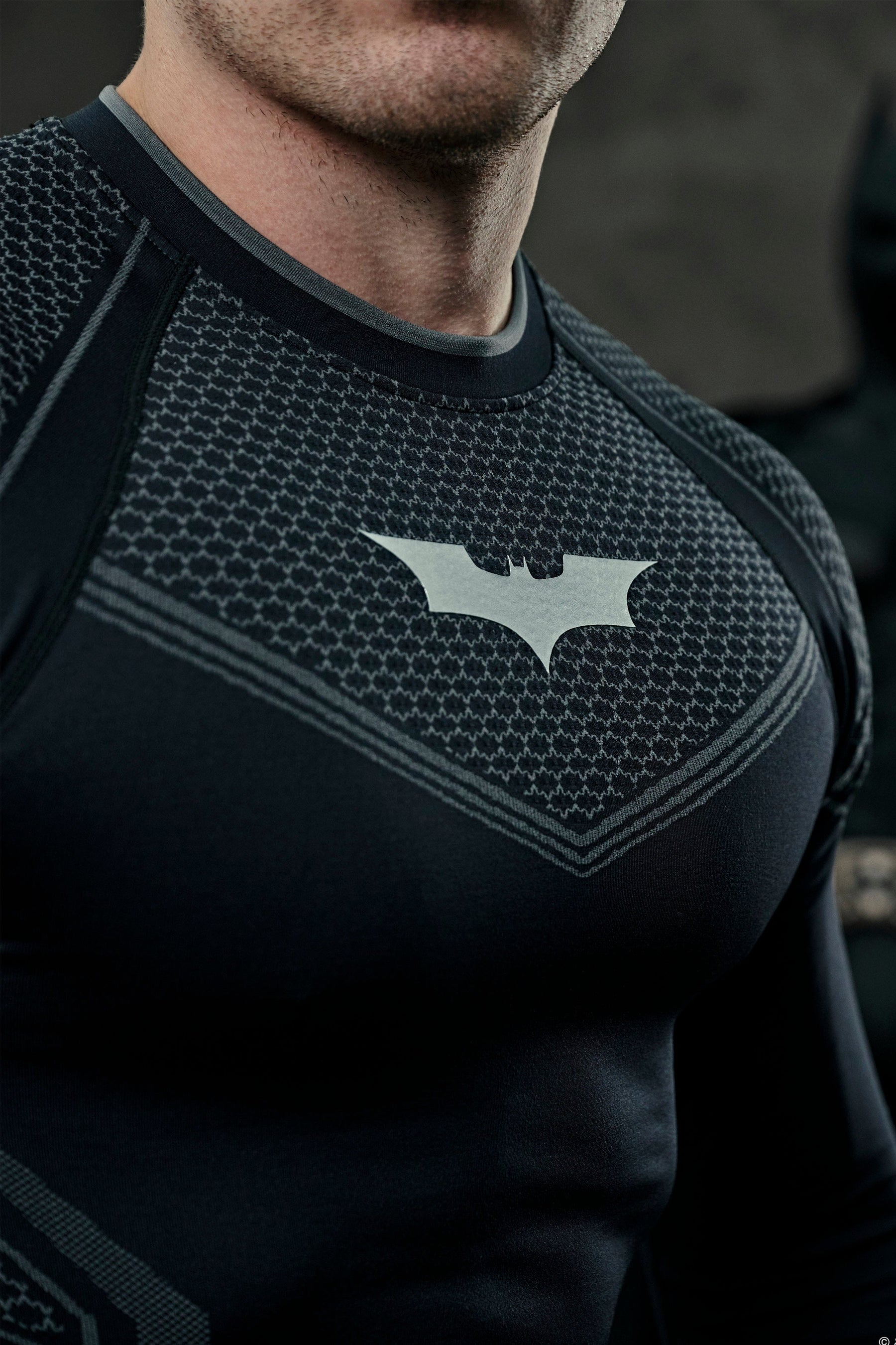 8004 - Batman Compression Longsleeves - Playera Batman Youngla
