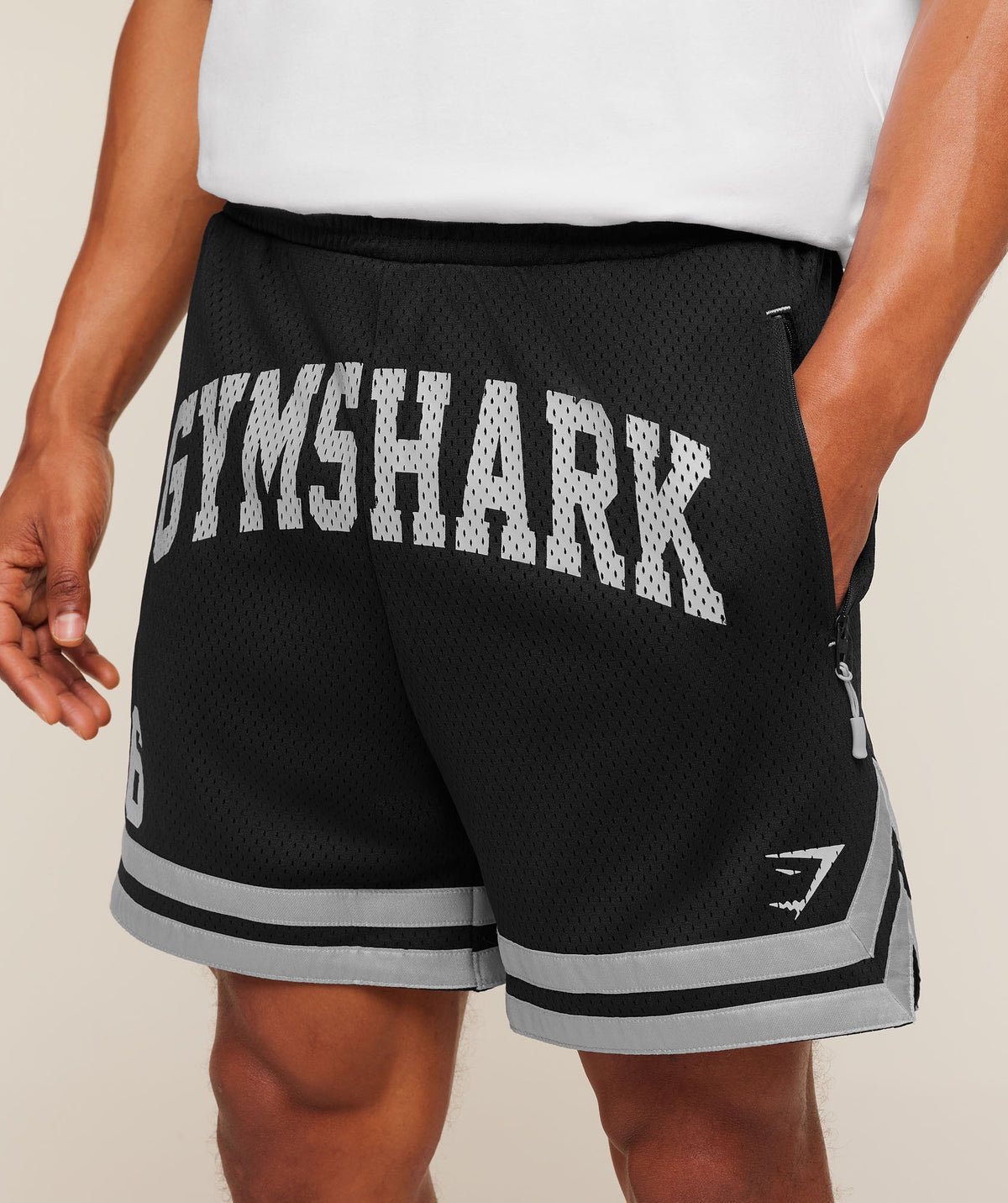 Gymshark Campus Mesh Shorts - Black
