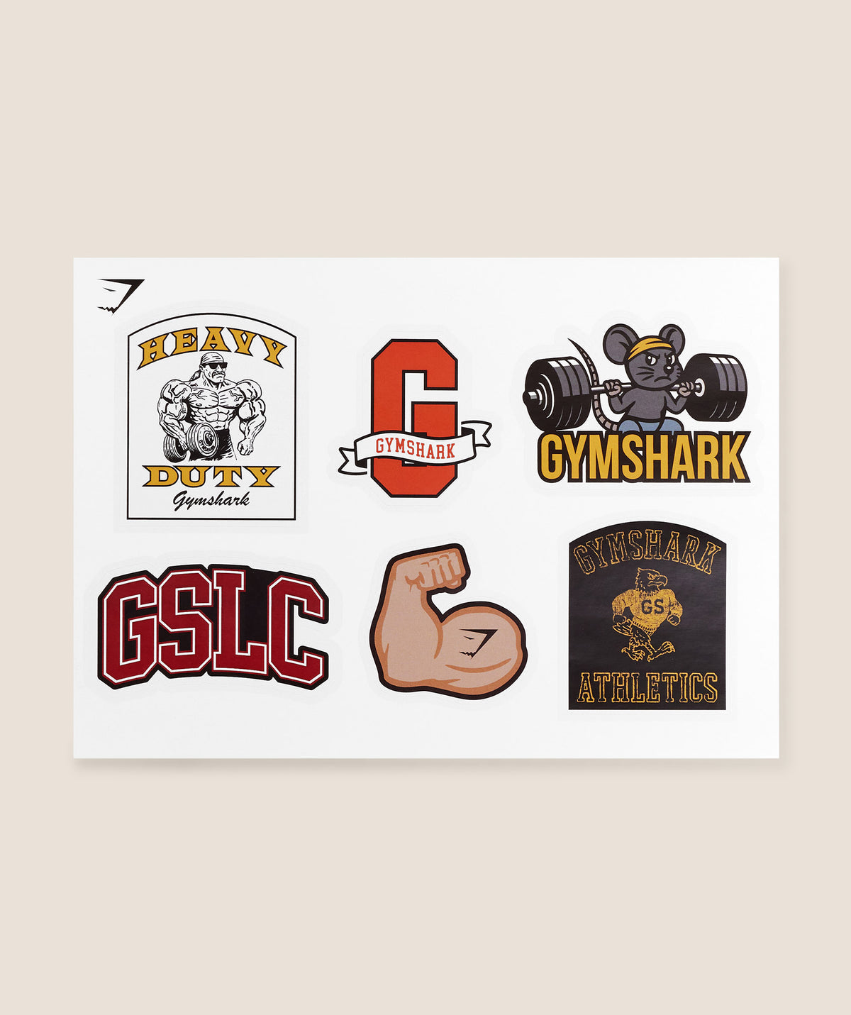 Gymshark Sticker Pack - MULTI PACK 2