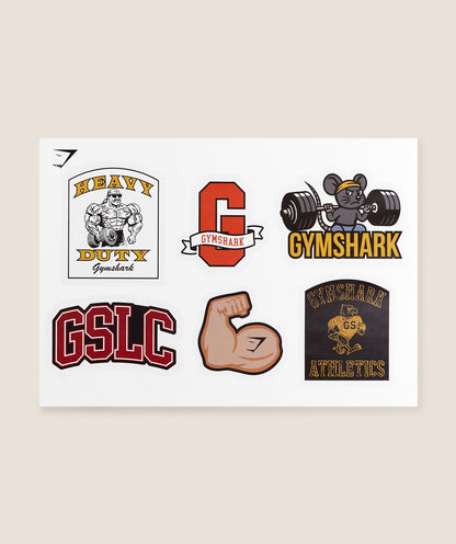 Gymshark Sticker Pack - MULTI PACK 2