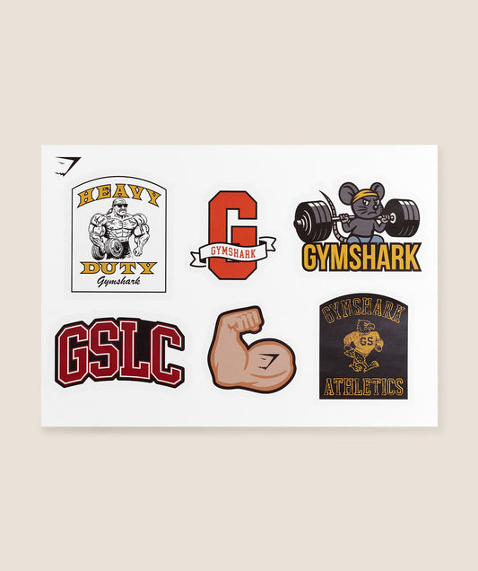Gymshark Sticker Pack - MULTI PACK 2