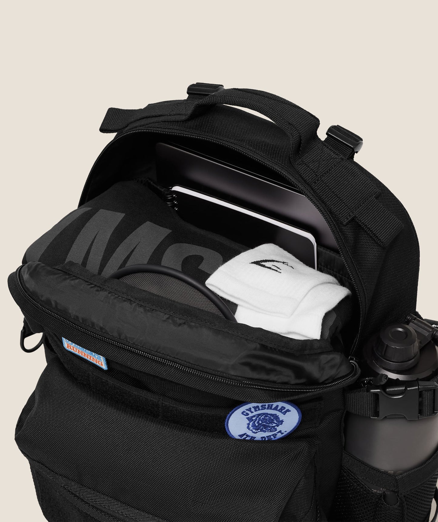 Gymshark Tactical Slouch Backpack - GS Black