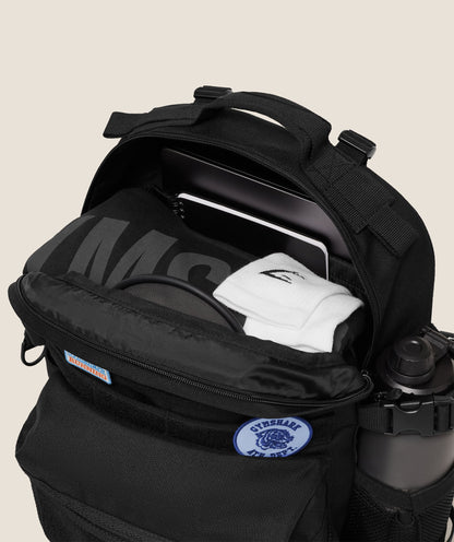 Gymshark Tactical Slouch Backpack - GS Black