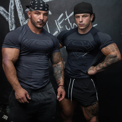 4117 - Superman Compression Tees